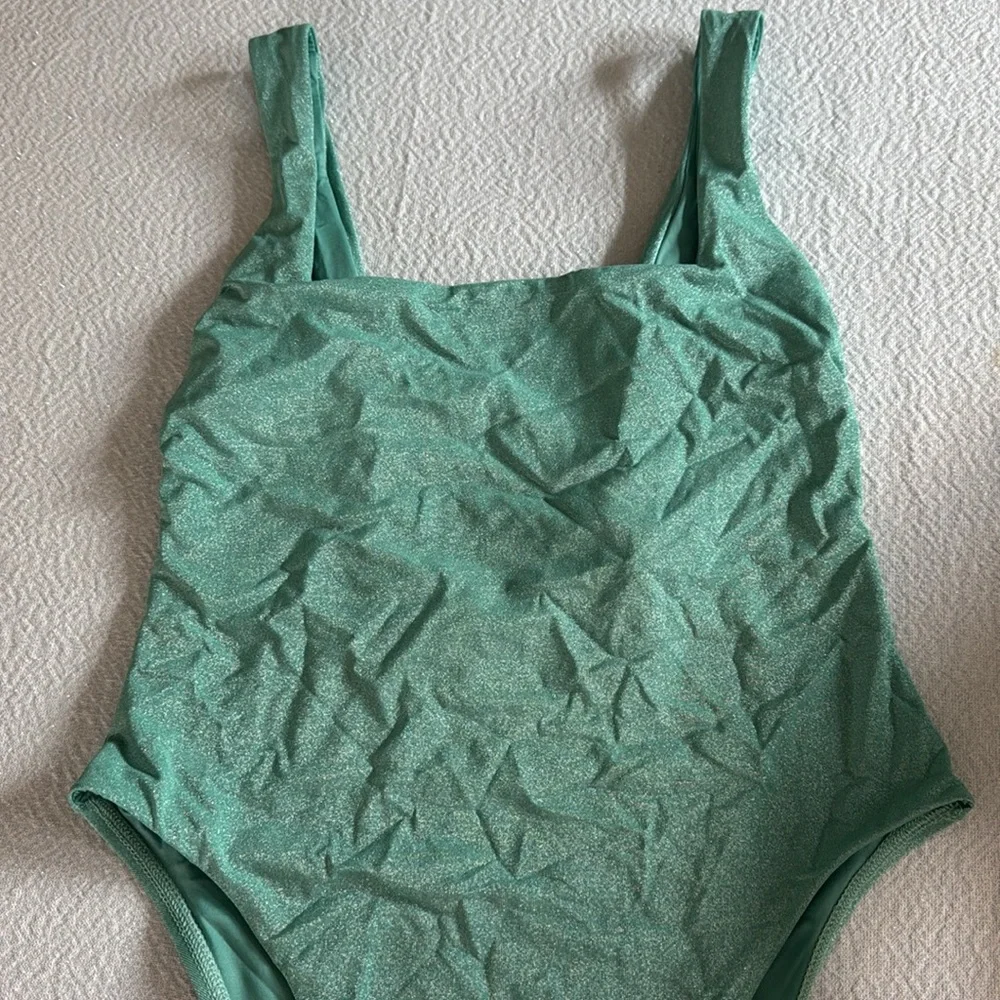 Vitamin A Mika Metallic One Piece Swimsuit, size Medium, $168